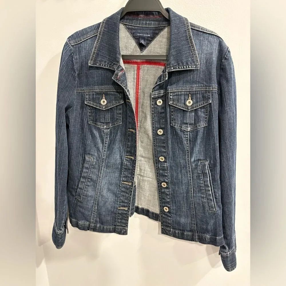 Tommy Hilfiger Women’s Dark Blue Denim Jacket